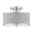 thumbnail image 2 of 60421-91 Livex Lighting Park Ridge - 2 Light Semi-Flush Mount, 2 of 10