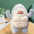 thumbnail image 4 of HILABEE Jouet Requin Peluche Confortable Poupée pour Enfants Cadeau Bleu, 4 of 7