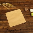 thumbnail image 4 of SHISUYAN 100 Pcs Papier Kraft Alimentaire Jetable Forme Triangle Résistant à l'Huile pour Emballage de Sandwich Beignet (18X18CM Kaki), 4 of 8