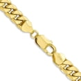 thumbnail image 7 of Auriga Fine Jewelry 10K Yellow Gold 7.3 mm Semi-Solid Miami Cuban Chain Necklace for Men 22", 7 of 7