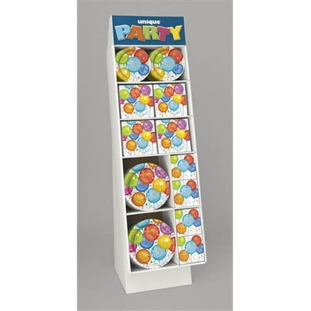 148 Piece Set - Unique Industries 42004 148 Pieces Paperware T Display Set