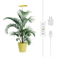 thumbnail image 1 of Luz de cultivo de plantas, luz de crecimiento LED yadoker de espectro completo para plantas de interior, altura ajustable, temporizador automático, voltaje seguro bajo de 5 V, idea para luz de plantas, 1 of 4