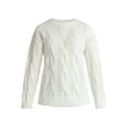 thumbnail image 5 of Madden NYC Women's Cable Knit Sweater, Midweight, Sizes XXS-XXL, 5 of 5