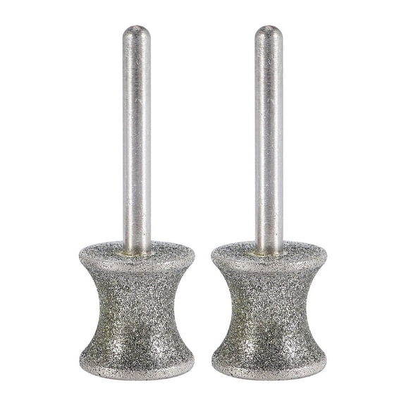 Quaqdae 2 Pack Diamond Dog Nail Grinder Bits for Rotary Tool Fits for and Many Others