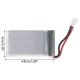 thumbnail image 4 of 3.7V 1800mAh Lipo Battery 903048 Li-ion Battery/Charger RC Quadcopter Repair Spare Parts for KY601S H11D H11C RC Drones, 4 of 5
