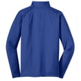 thumbnail image 6 of Sport-Tek Tall Sport Wick Stretch 1/2 Zip Pullover-XLT (True Royal), 6 of 6