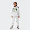 thumbnail image 3 of St. Patrick'S Day Children'S Sweatsuit Spring Long Sleeved Letter Print Hoodie With Sweater Pants 2 Piece Casual Set White 3 Years-4 Years, 3 of 3