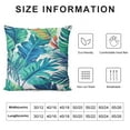 thumbnail image 6 of Nawypu  Palm Leaves Bed Pillow Covers, Tropical Beach Turquoise Green Palms Decorative Throw Pillow Cover Cushion Case for Sofa Bed Living Room Farmhouse Decorations, 2pcs  Pillowcases, 6 of 6