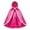 Pink, variant on Esho 2-9Y Children Christmas Costumes Princess Cloak, Kids Xmas Santa Claus Velvet Hooded Cape Robe, Toddler Girls Boys Party Masquerade Capes Dress up for Halloween Christmas Carnival