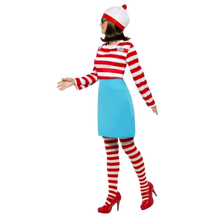 Wheres Wally? Licensed Costume Adult Red White Blue Wheres Wally? Licensed Costume Adult Red White Blue