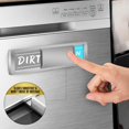 thumbnail image 2 of Clean Dirty Dishwasher Magnet - Non-Scratch Silver Signage Indicator for Kitchen Dishes with Clear, Bold & Colored Text - (Silver), 2 of 6