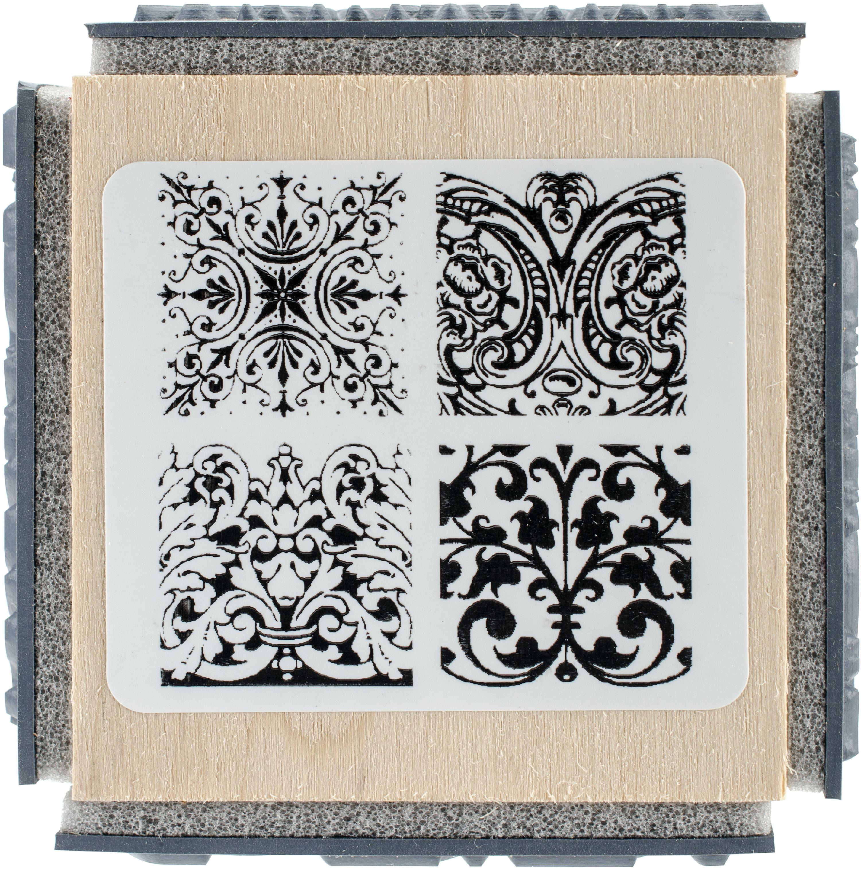 Stampendous Cube Rubber Stamp 2 75 X2 75 Ornate Tiles Texture Walmart Canada