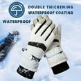 thumbnail image 5 of Winter Ski Snow Gloves for Men, Women, Youth | Touchscreen & Waterproof Cold Weather Hand Warming Gloves Winter Work Gloves,Color:White, 5 of 5