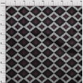 thumbnail image 3 of oneOone Cotton Poplin Fabric Argyle Ikat Decor Fabric Printed BTY 56 Inch Wide, 3 of 4