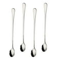 thumbnail image 4 of 4Pcs Stainless Spoon Household Ladle Ice Scoop Creative Bar Mixing Spoon Silver, 4 of 9