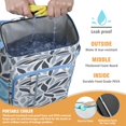 thumbnail image 2 of Tribal Rustic Cooler Backpack - 20L Insulated Leakproof Bag, Artistic Design for Beach, 2 of 6
