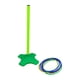 thumbnail image 1 of Juego de lanzamiento de aros, juego de carnaval, regalo para niños, divertido para niños y adultos, para interior y exterior, patio, césped, fiesta, Poste verde, 1 of 8