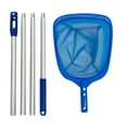 thumbnail image 2 of Pool Cleaning Tools,Swimming Pool Leaf Skimmer Net,Telescopic Aluminum Pole 4 Sections,Fine Mesh Net for Leaves Debris,Professional Pool Maintenance Equipment, 2 of 7