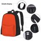 thumbnail image 3 of Balery Orange Mochila Escolar 3 en 1 para Niños - Mochila Resistente con Lonchera Térmica y Estuche - Mochila Escolar para Niños y Niñas, 3 of 7