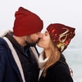 thumbnail image 5 of Gaeub Happy New Year 2025 Print Unisex Knitted Hat,Warm Winter Beanie,Unisex Fashion Knit Cuffed Cap,Ski Hat for Men and Women, 5 of 6