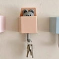 thumbnail image 4 of Cute Retractable Wall Hook with Adhesive No Drilling | Kawaii Decorative Hooks for Bathroom, Kitchen, Entryway, and Organizing Keys, Towels, and Accessories, 4 of 5