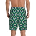 thumbnail image 4 of Lsque Peacock'S Tail Mens Sleep Pajama Shorts,Short Pajama Pants, Cotton Ultra-Soft Knit-X-Large, 4 of 9