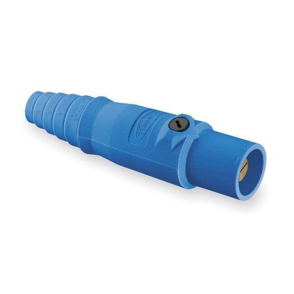 Hubbell Wiring Device-Kellems Connector,Double Set,Blu,300AC/DC,Ser 16 HBL300MBL