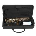 thumbnail image 4 of Saxofón Alto de Estudiante Drop E Brass Sax E Flat Gold Lacquer Kit Completo de Saxo Alto para Principiantes con Boquilla Estuche de Transporte Guantes Correa Desmontable ANGGREK Otros, 4 of 8
