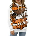 thumbnail image 4 of Autumn Happy Thanksgiving Turkey 3d Sweatshirts Hoodie Fashion Casual Personality Men's Women Street Hoodie Pullovers Long Sleeve Comfortable Top, 4 of 6