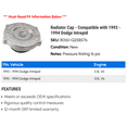 thumbnail image 2 of Radiator Cap - Compatible with 1993 - 1994 Dodge Intrepid, 2 of 2