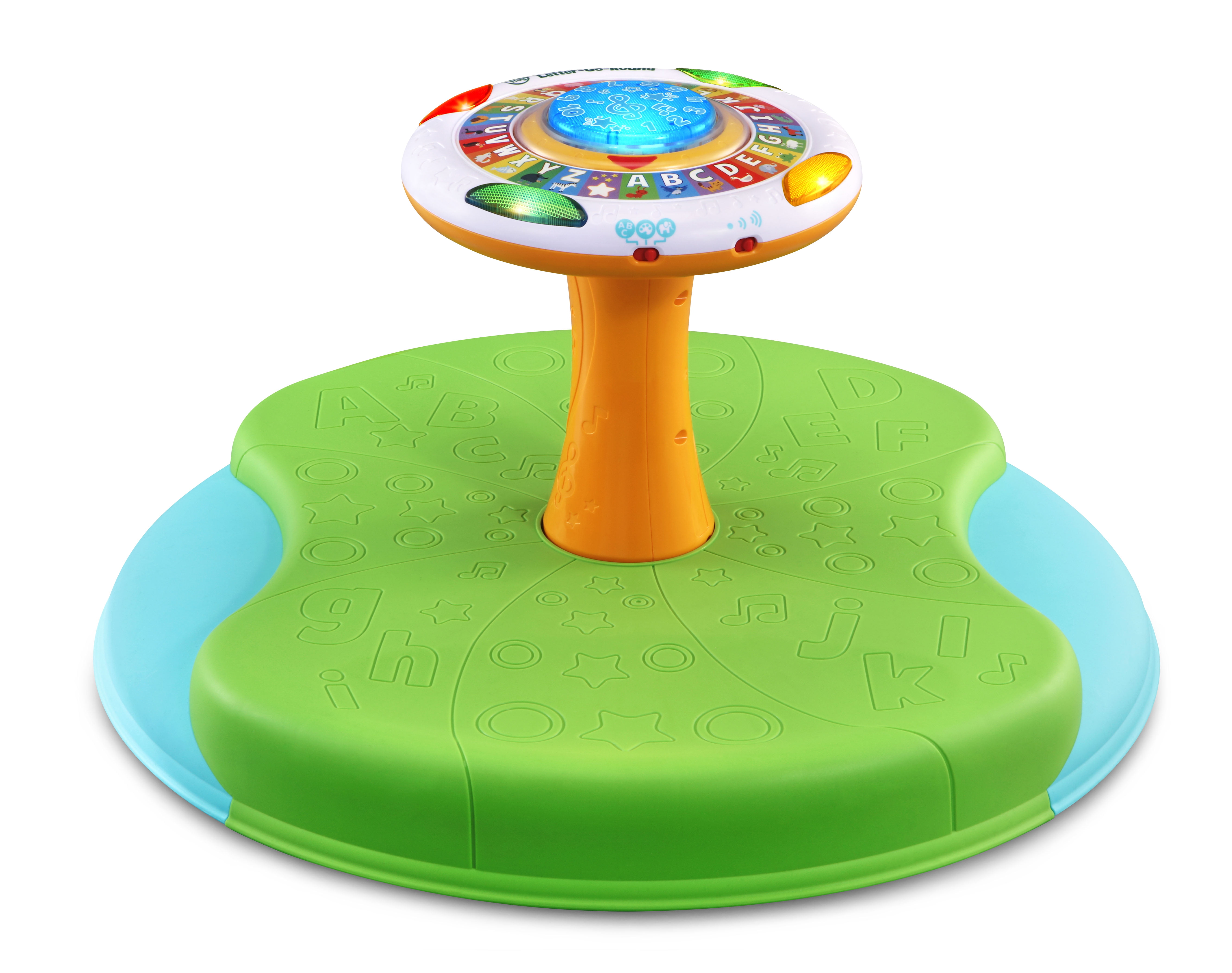 BN Leapfrog LETTER-GO-ROUND Baby Toddler Sit On Interactive Learning Toy 18m 