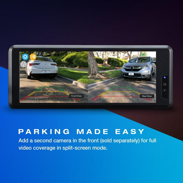 Type S Vehicle Wireless Backup Camera License Plate Frame, Extra