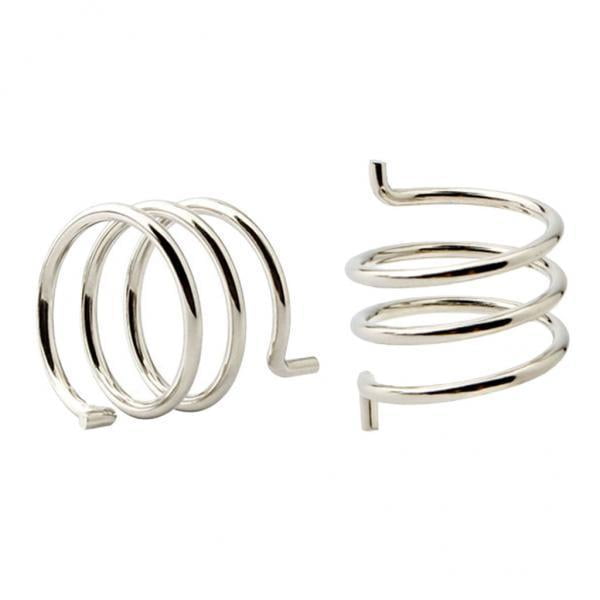 2x 2 unids de material acero de de de de primavera Fuerza trasera Pinza mecánica Cola Resorte de pinza de freno de bicicleta