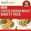 Nutrisystem Frozen Stuffed Chicken Breast Variety Pack, 10 Count