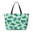 thumbnail image 2 of Fotbe Green Sea Turtle Bolsa de Viaje para Playa - Resistente al Agua, Bolsa Tote de Gran Capacidad y Ligera con 7 Bolsillos para Mujeres y Hombres, 2 of 7
