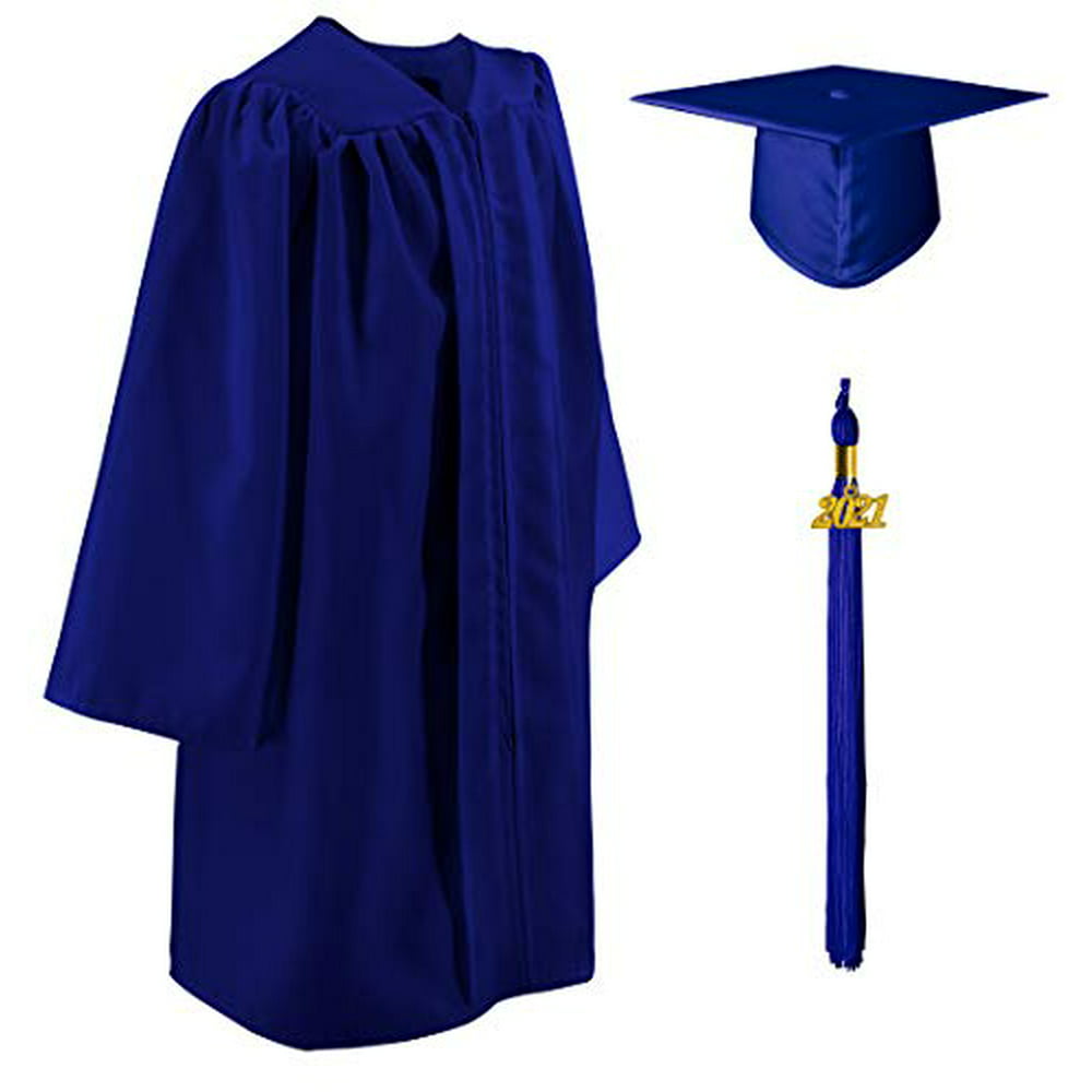 GraduatePro Matte 2021 Kindergarten Graduation Cap and Gown Tassel Set ...