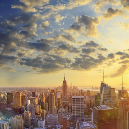 - Usa, New York, Manhattan, Top of the Rock Observatory, Midtown Manhattan and Empire State Building Print Wall Art By Michele Falzone