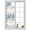 Blue Beige, variant on Blue Eucalyptus Leaves Window Privacy Film, Watercolor Botanical Weeping Leaf Static Cling UV Sun Blocking Heat Control Window Tint Day and Night, Non-Adhesive One Way Privacy Cover 17.7''x39.3''