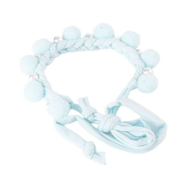Collier pour Animaux de Compagnie Habiller à la Main Durable Boule de Fourrure Chien Chat Collier Collier