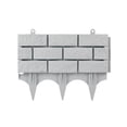 thumbnail image 1 of The Fence Gardening Tools Edging Boarder Decoration Grey Plastic Simulation Red Outdoor Lawn Patio Protective Guard, 1 of 5