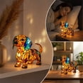 thumbnail image 7 of JHRGJIO Puppy Lamp Stained Glass, Dog Night Light Stained Resin Pup Light Charge Powered, Table Lamp Puppy Lamps for Home Bedroom Desk Display Warm Cozy Cute Unique, 7 of 7