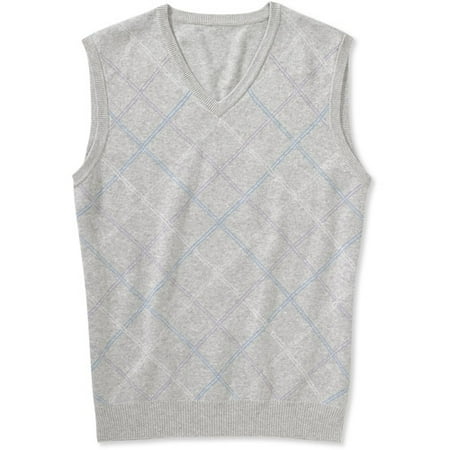 American Classics - Big Men's Argyle Sweater Vest, Size 2XL