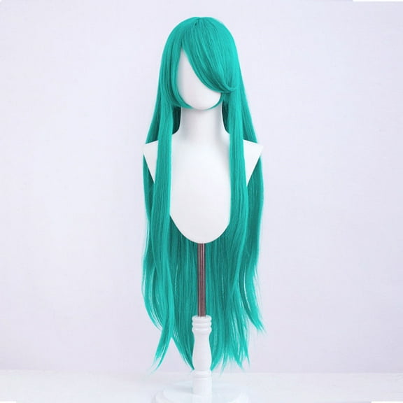 XmhyTop Universal Anime Cosplay Wig, 40 Inch (100cm) Long, Great for Party, Daily Use, Festivals & Anime Game Characters, Lake Blue