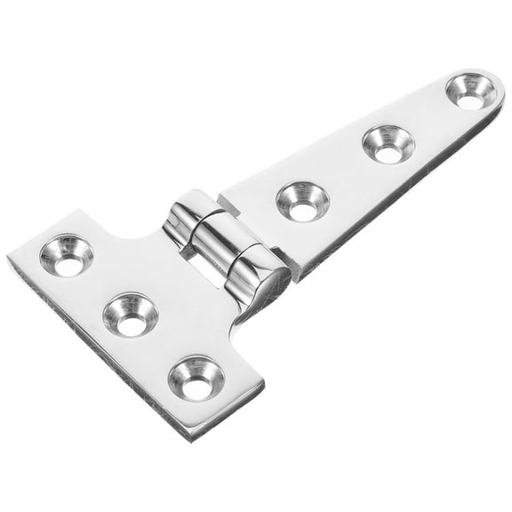 NUOLUX Heavy Duty T Hinges 1Pcs Galvanized Steel Barn Door Gate Hinge Weather Resistant for Homeowners