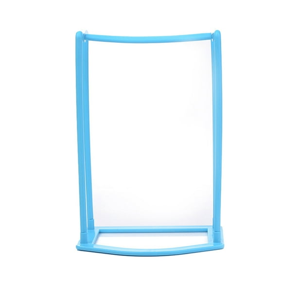 serony Hanger Storage Stand Companion Holder Finishing Rack with Handle Clothes Hangers Space-saving Organizer Shelf Bathroom Blue