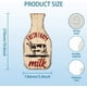 thumbnail image 3 of Letrero metálico vintage "Leche fresca de granja" de 27 x 14 cm. Placa retro de botella de leche. Letreros decorativos de metal para pared., 3 of 7