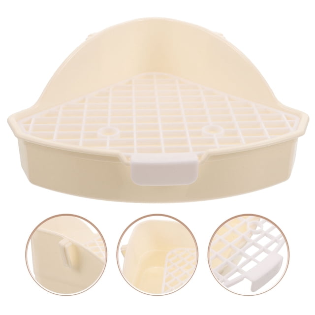 FESTFENDS Small Litter Tray Pet Urinal Potty Minimalist Design Plastic 1Pack for Pets