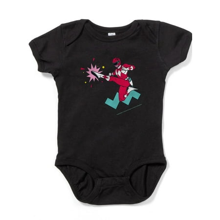 

CafePress - Power Rangers Red Ranger Kicking - Cute Infant Bodysuit Baby Romper