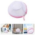 thumbnail image 2 of Shisuyan Sac de Protection pour Linge en Maille Épaisse Polyester Blanc 1Pcs 7.5x7.5x4.7In, 2 of 8