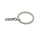thumbnail image 3 of Conector de llavero perfecl Paquete de 12 de plata de 30 mm con cadenas de 20 mm Cadena de llavero dividido, 3 of 8